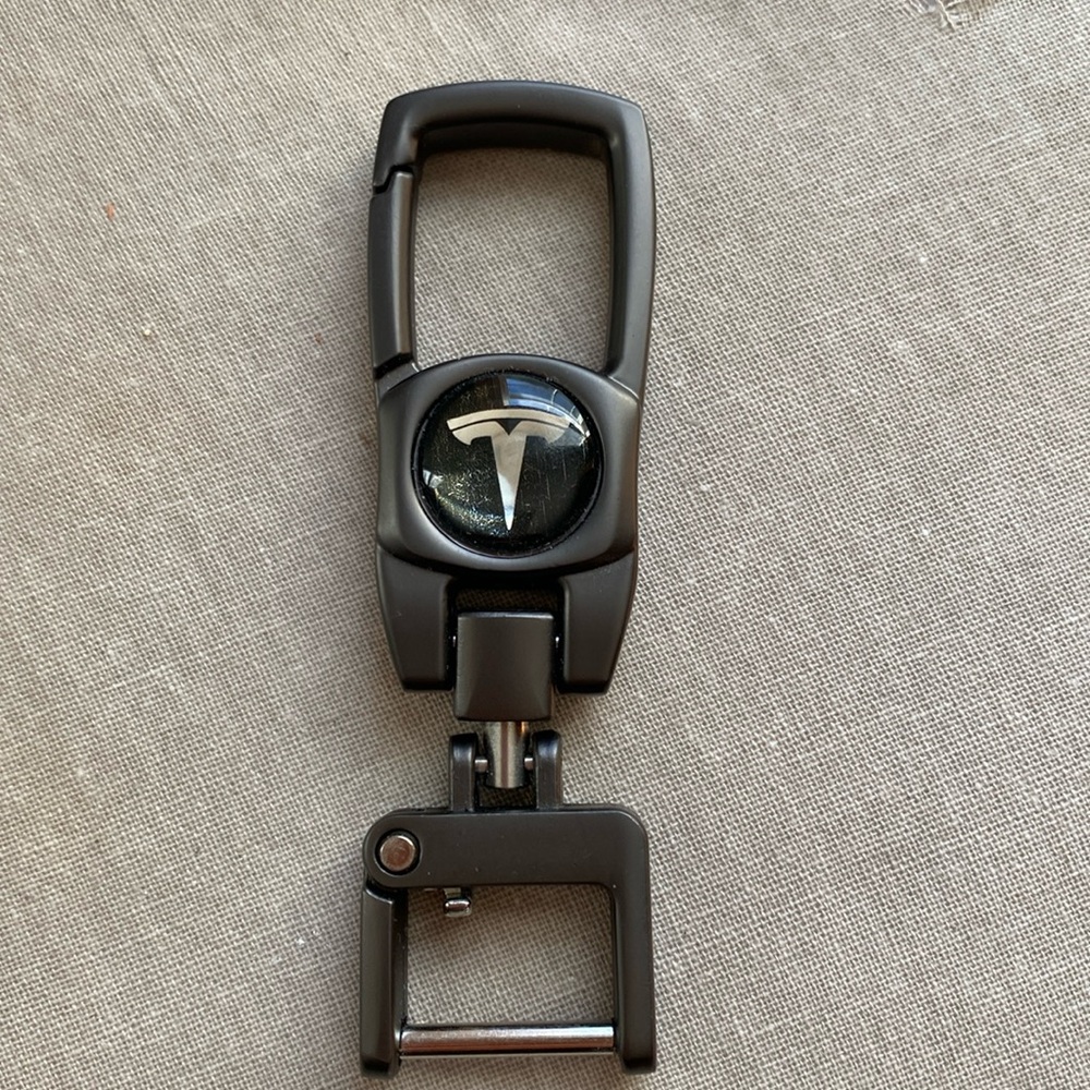 Tesla key chair dark gray in color